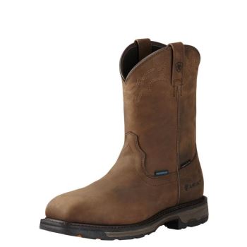 Ariat WorkHog Wellington Nepremokave Composite Spicou Pracovná Boot Hnede | fY2WTBb2