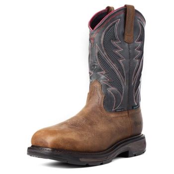 Ariat WorkHog XT VentTEK Nepremokave Carbon Spicou Pracovná Boot Hnede | z5PHsn7T