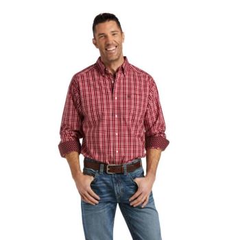 Ariat Wrinkle Free Ace Klasické Fit Shirt Holly Berry | LAqD0pXY