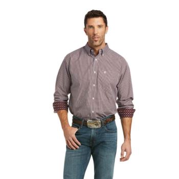 Ariat Wrinkle Free Orson Klasické Fit Shirt Kráľovská Modrá | oE3XviIu