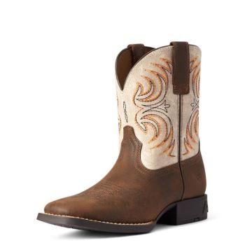 Ariat Youth Storm Western Boot Hnede | Ul2SlCu5
