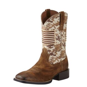 Ariat Športové Patriot Western Boot Antique Mocha Suede | OKdnC6mm