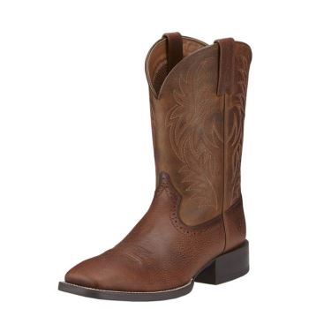 Ariat Športové Siroke Topanky Square Spicou Western Boot Hnede | LTlmRfei